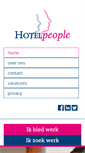 Mobile Screenshot of hotelpeople.nl